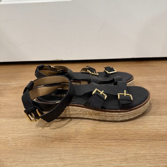 Michael Kors Black Sandals with Buckle – Women’s Size 7 - Picture 3 of 4